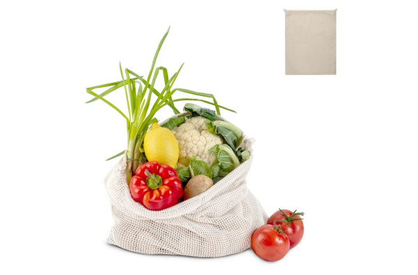 Wiederverwendbare Lebensmitteltasche OEKO-TEX® Baumwolle 40x45cm