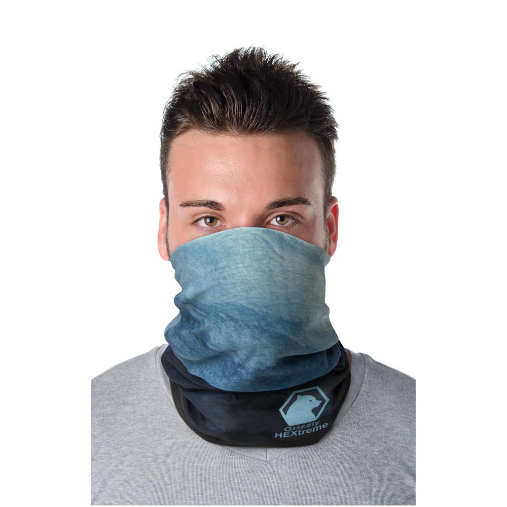 Lara Sublimation-Multi-Schal mit Fleece-Schicht und Säumen - waldgrün