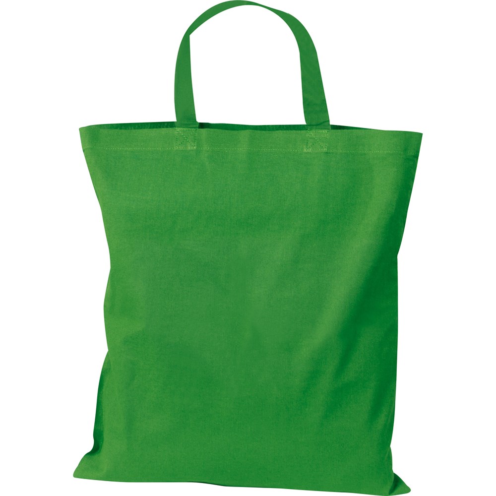 Baumwolltasche mit kurzen Henkeln - Grün