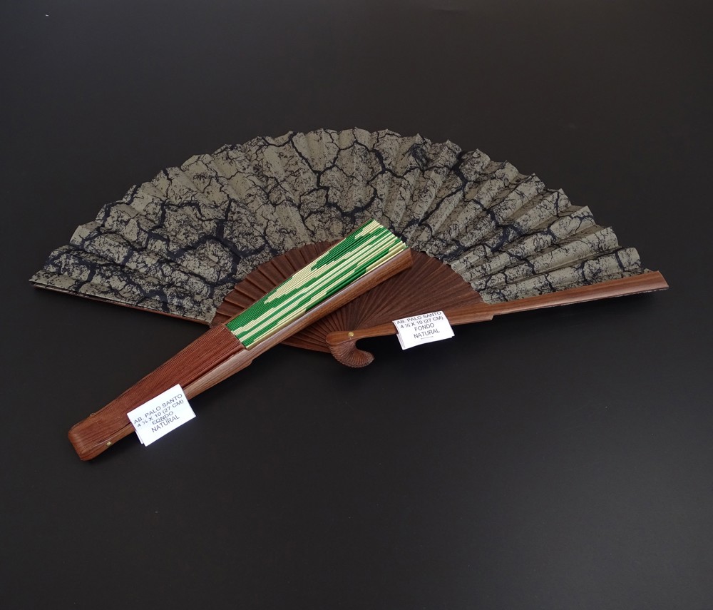Handgefertigter Fächer Baumwolle 100 GSM PALO SANTO