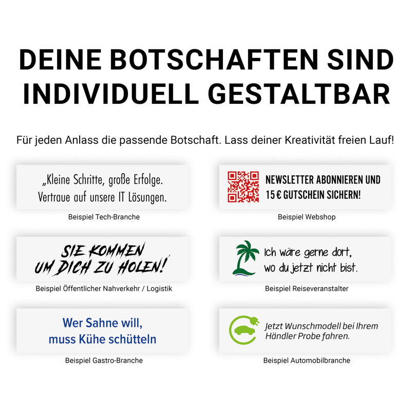 Glückskeks Folie, transparent