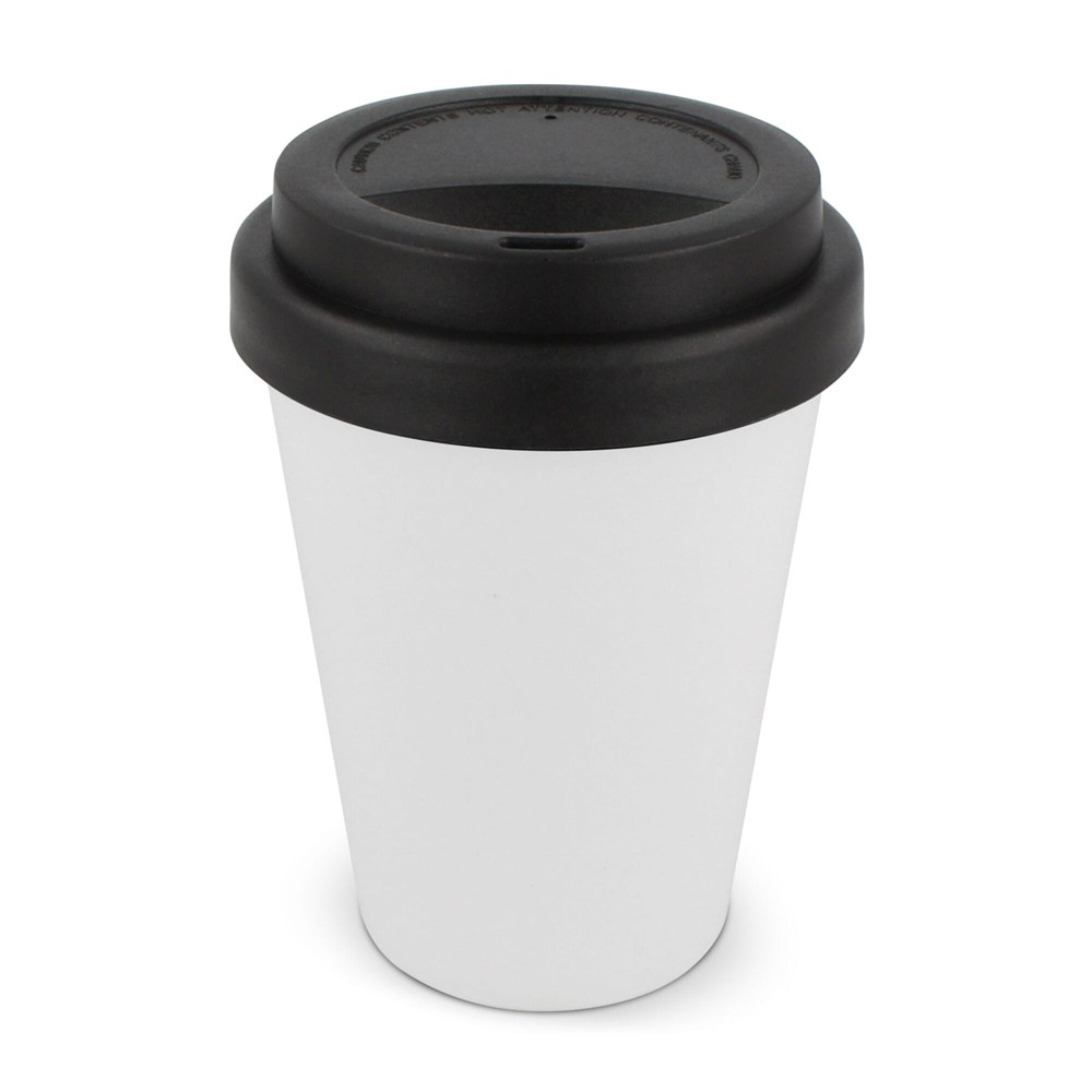 RPP Kaffeetasse Weißer Körper 250ml - WEISS / SCHWARZ