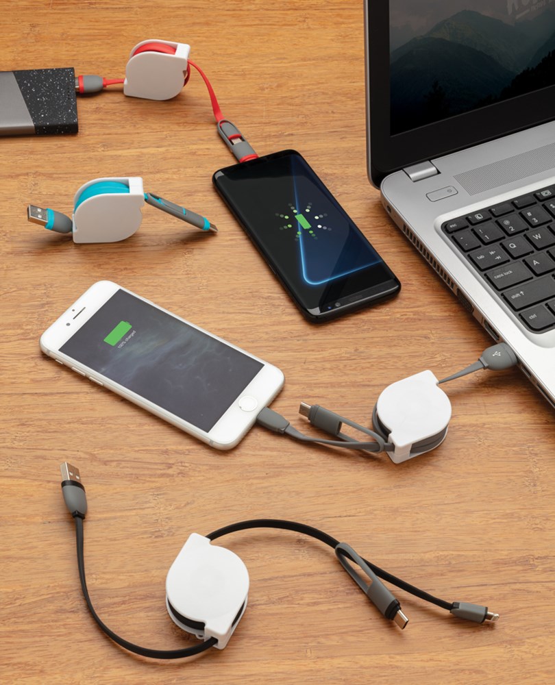 3-in-1 ausziehbares Kabel 3-in-1 ausziehbares Kabel