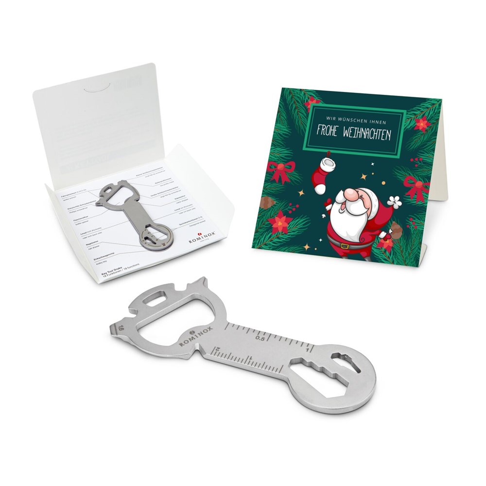 Geschenkartikel: ROMINOX® Key Tool Snake (18 Funktionen) im Motiv-Mäppchen Frohe Weihnachten Geschenkartikel: ROMINOX® Key Tool Snake (18 Funktionen) im Motiv-Mäppchen Frohe Weihnachten