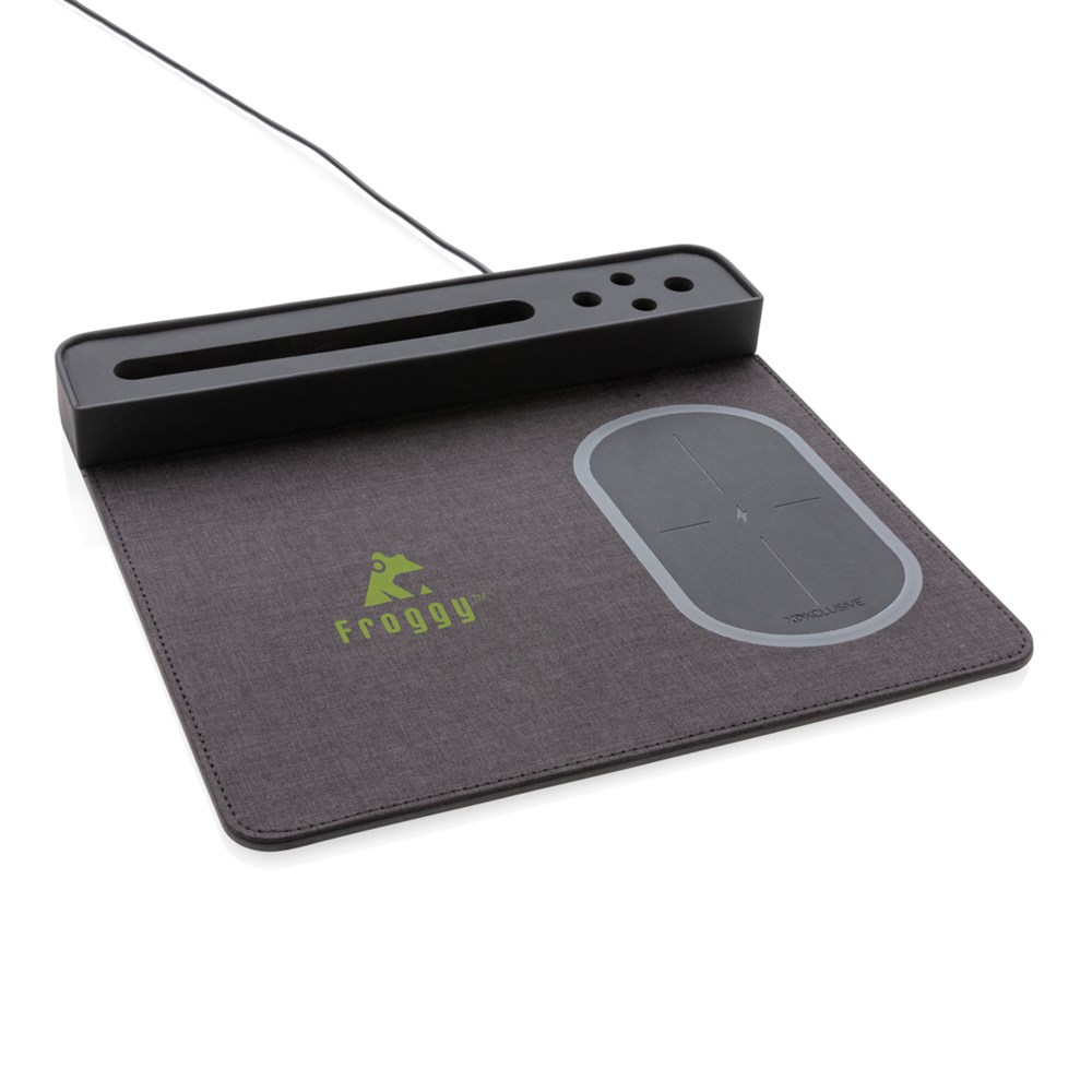 Air Mousepad mit 5W Wireless Charger und USB Air Mousepad mit 5W Wireless Charger und USB