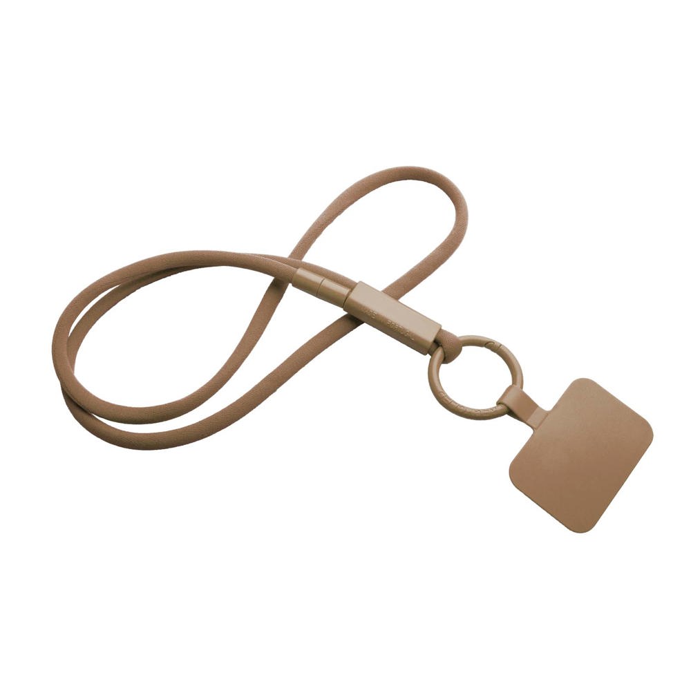 Tubyard Lanyard mit Telefonhalterung und Band aus recyceltem Kunststoff - bronze