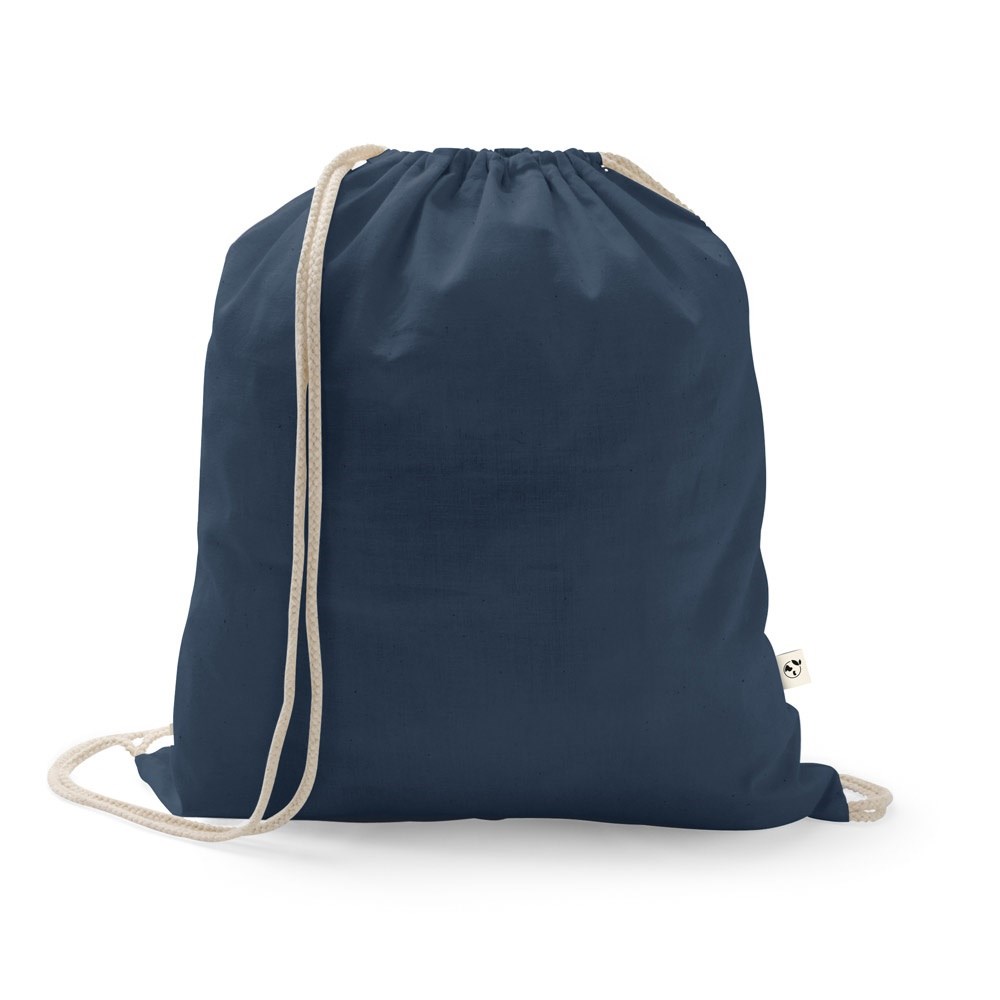 ISTANBUL. Rucksack aus recycelter Baumwolle (70%), Polyester (30% rPET) (150 g/m²) - dunkelblau