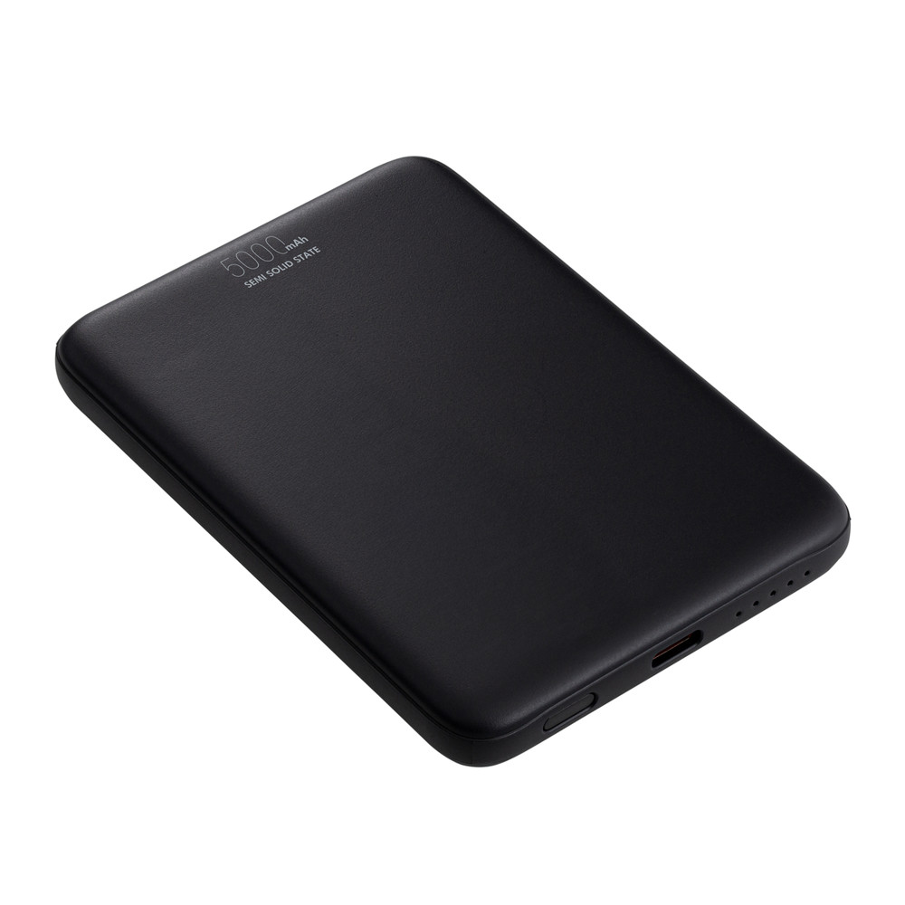 Magnetische 15W Wireless Powerbank REEVES-WATTRON PLUS V - schwarz / schwarz