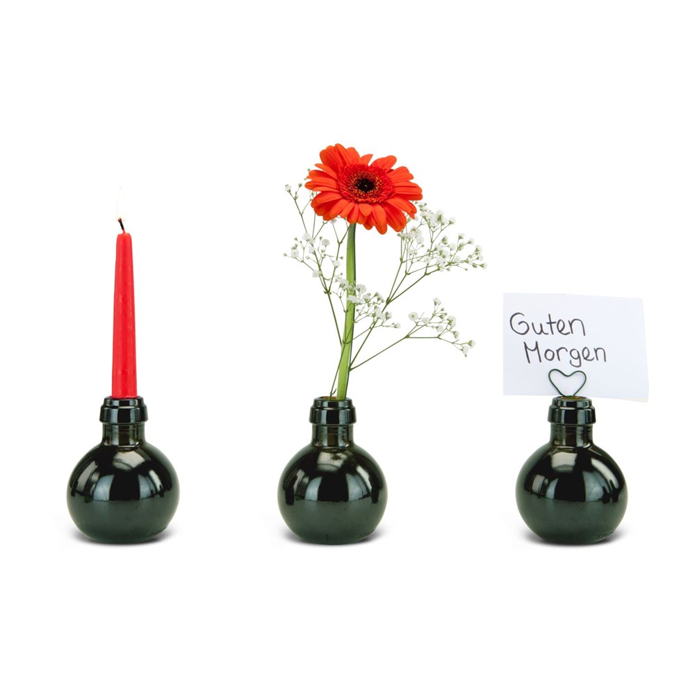 Kleinste Sektflasche der Welt! Diesmal statt Blumen - Inklusive Geschenkkarton in Gelb, 125 ml