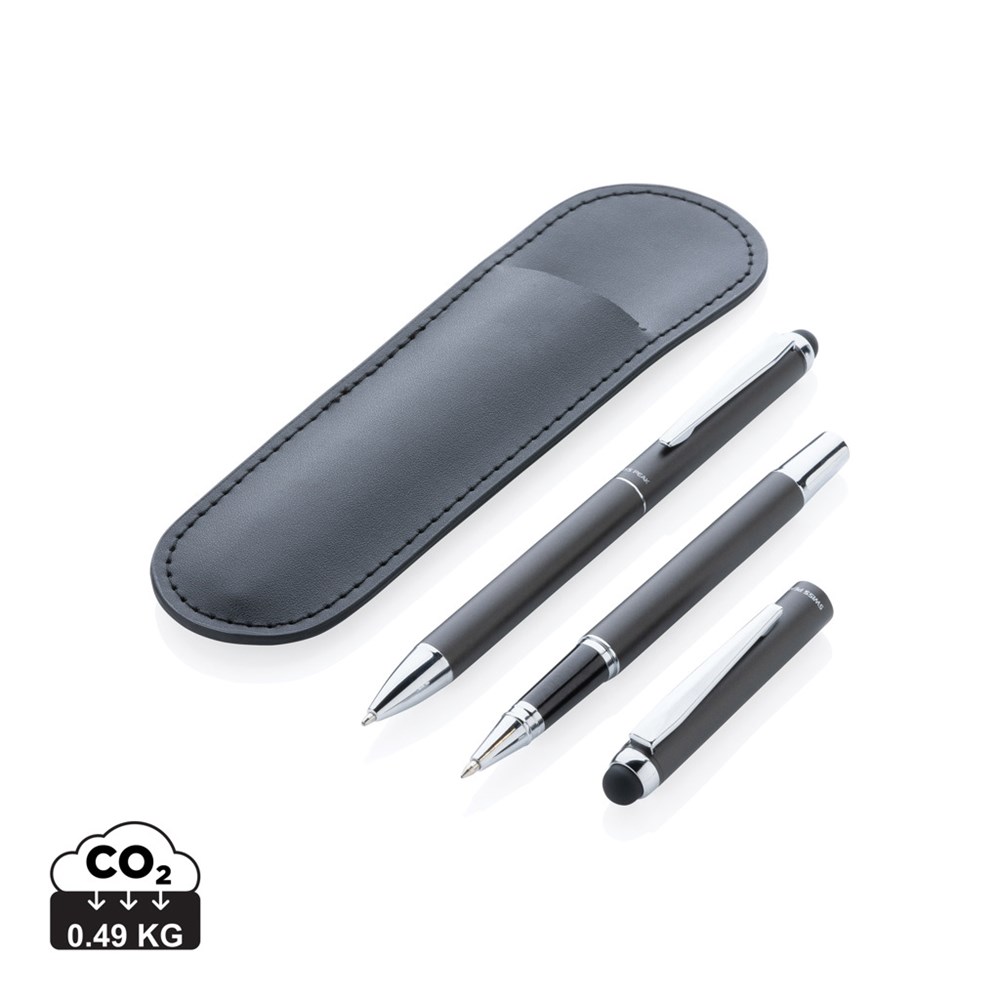 Swiss Peak Deluxe Stifteset in PU-Etui Swiss Peak Deluxe Stifteset in PU-Etui
