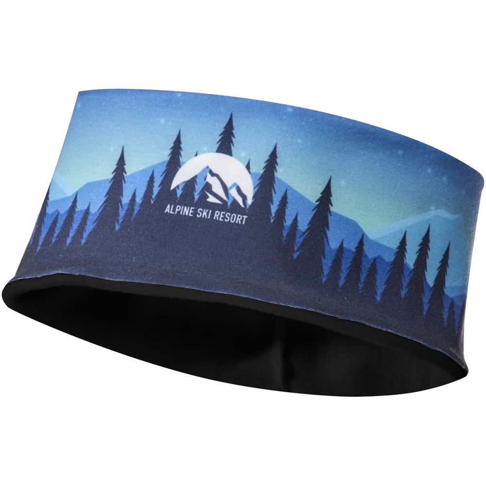 Emma Sublimation-Stirnband aus RPET mit Fleece