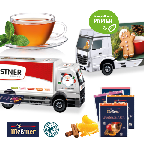 Adventskalender Meßmer „Tee-LKW“
