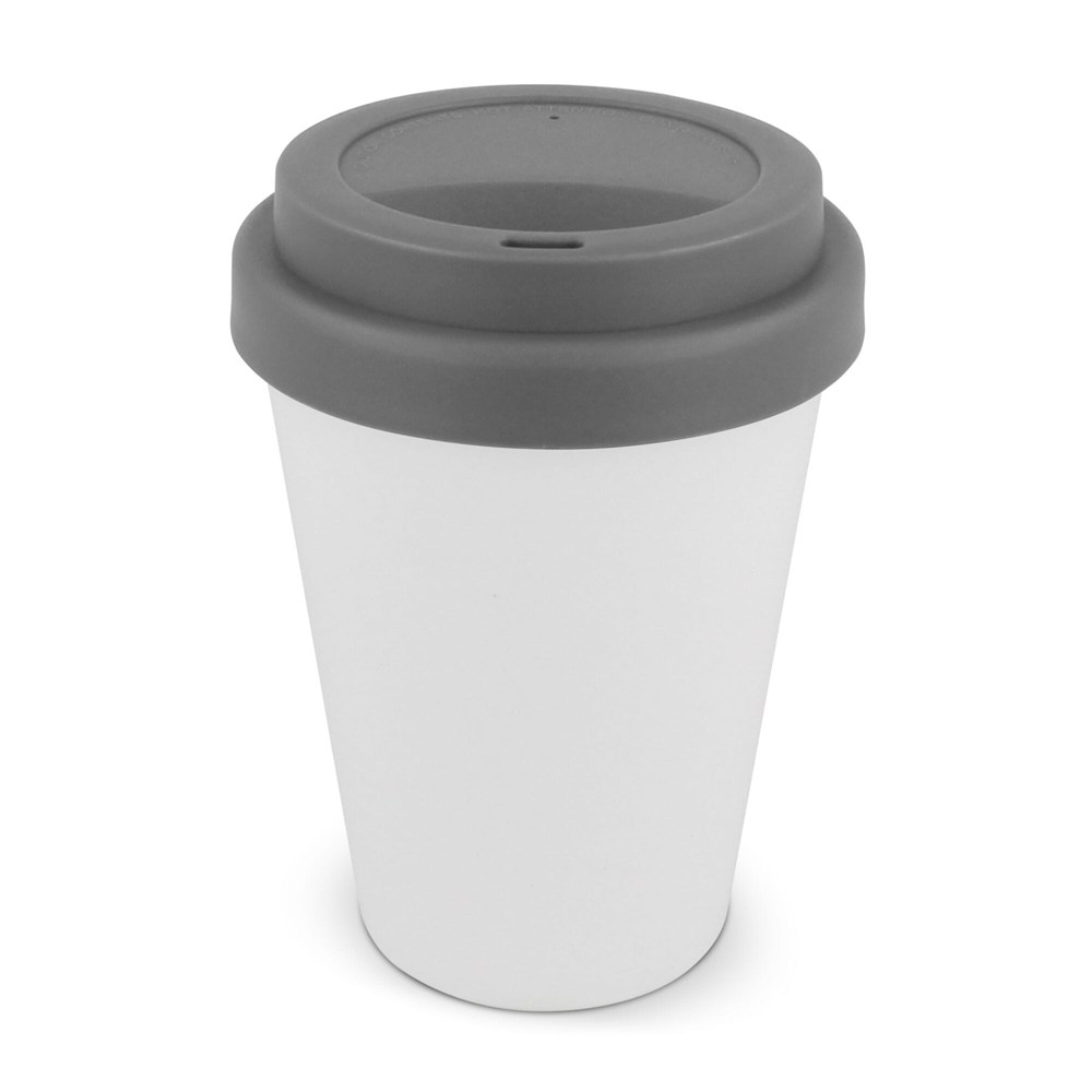 RPP Kaffeetasse Weißer Körper 250ml - Weiss / Grau