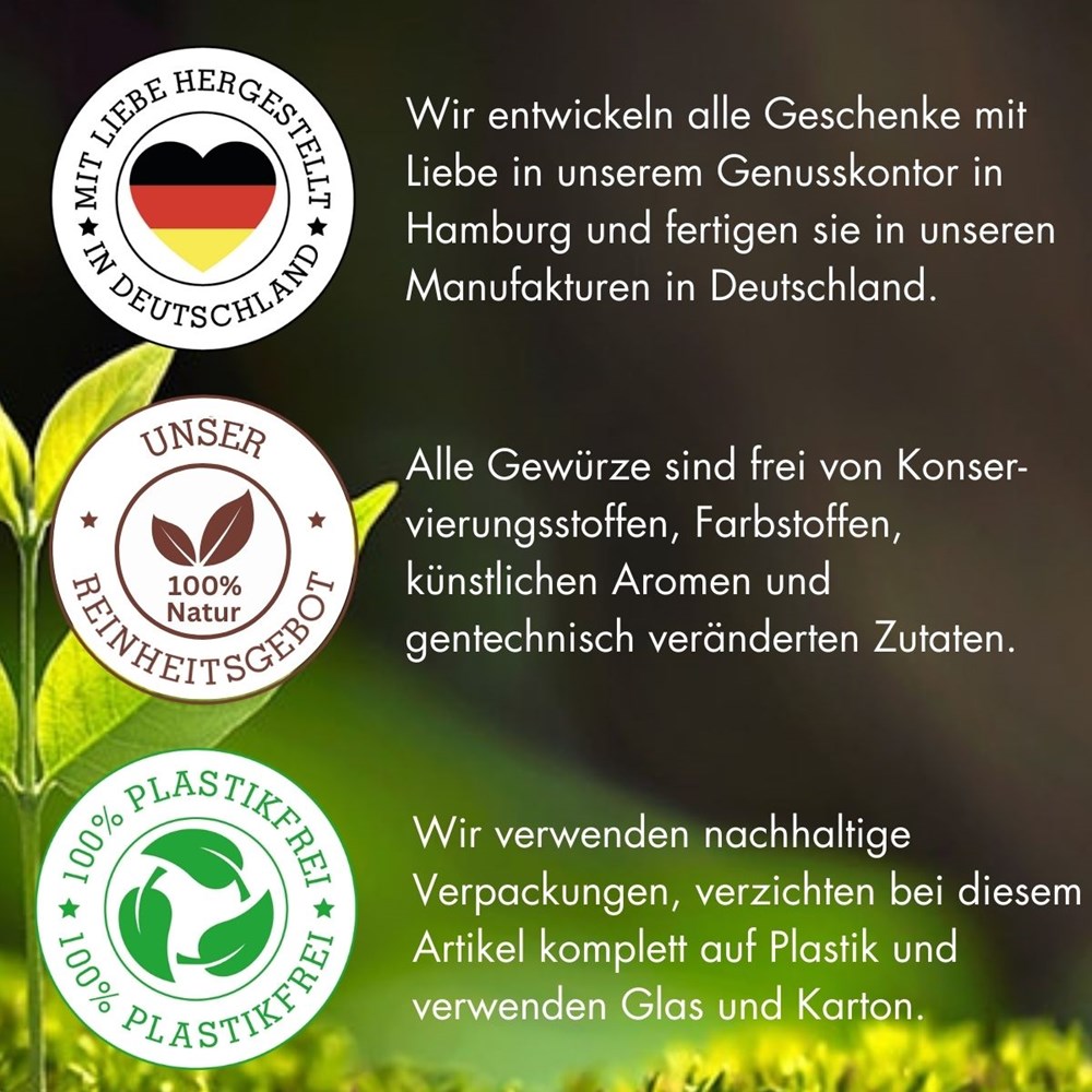 Geschenkkarton mit 4 Weihnachts-Spezialitäten im Glas