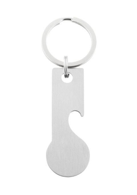 Metmaxx® EK-Schlüsselanhänger "Style&Open" silber