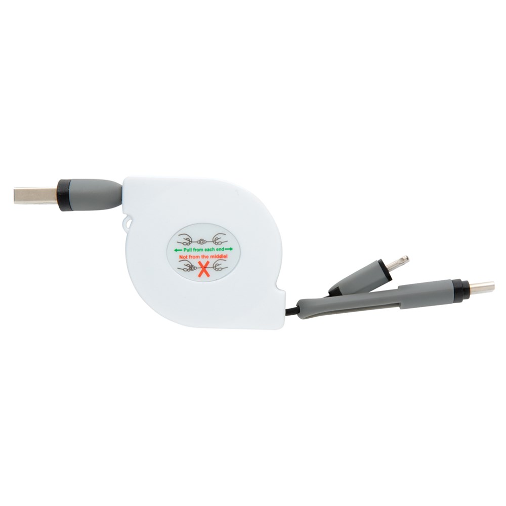 3-in-1 ausziehbares Kabel 3-in-1 ausziehbares Kabel