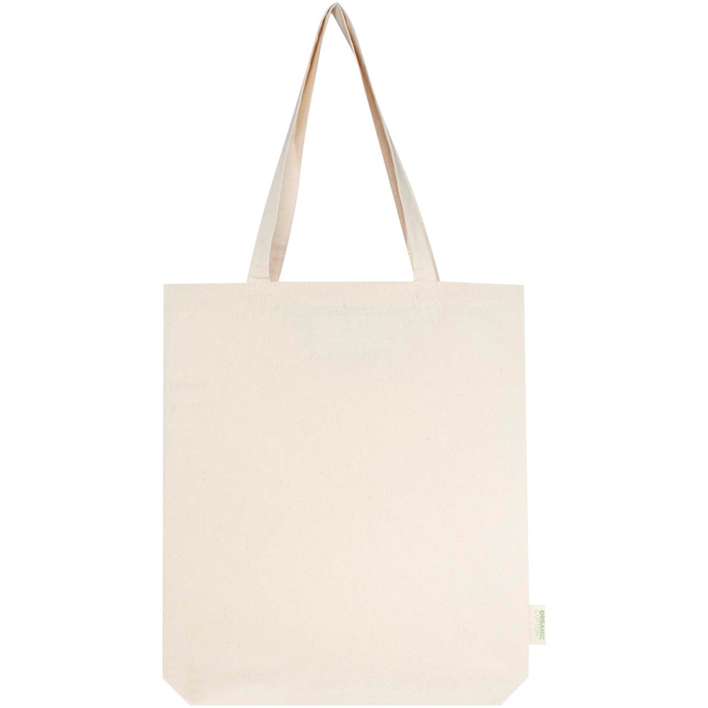 Orissa 180 g/m² Tragetasche mit tiefem Boden aus Bio-Baumwolle 11L
