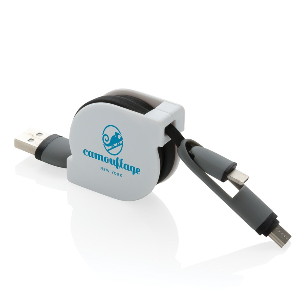 3-in-1 ausziehbares Kabel 3-in-1 ausziehbares Kabel