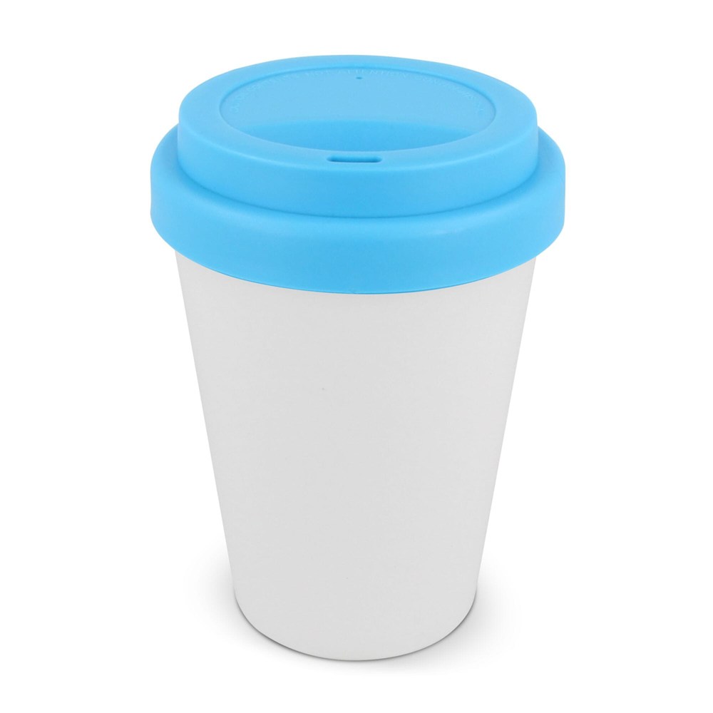 RPP Kaffeetasse Weißer Körper 250ml - Weiss / Hellblau