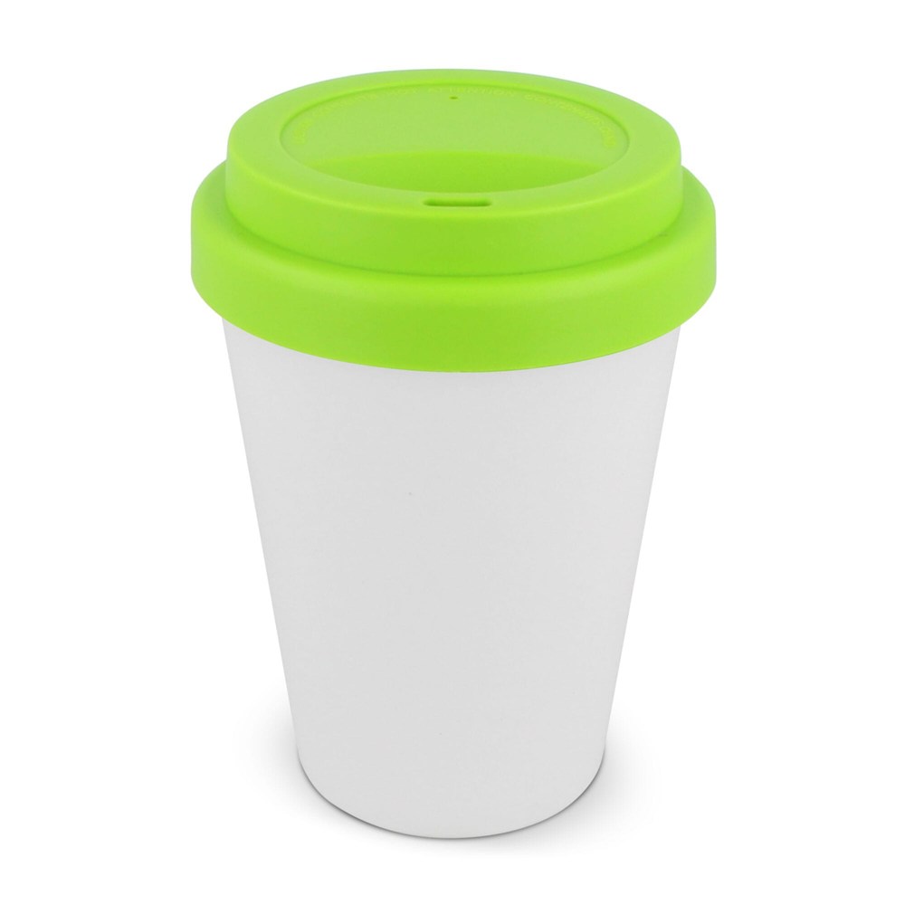 RPP Kaffeetasse Weißer Körper 250ml - Weiss / Hellgrün