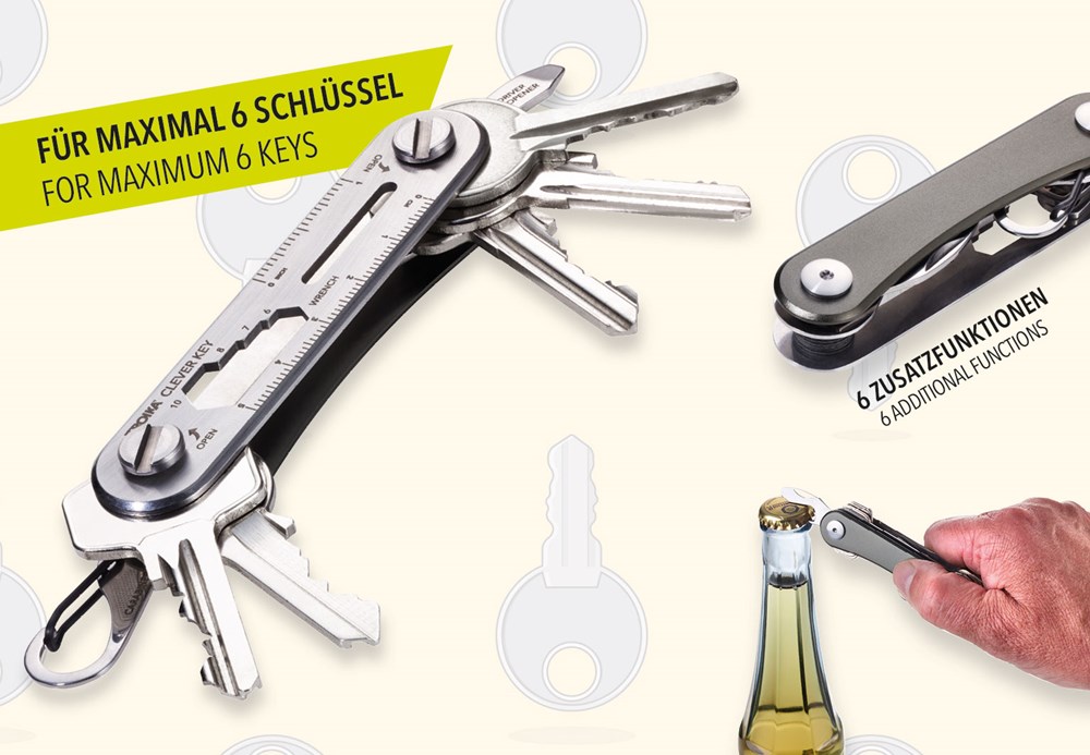 TROIKA Schlüssel Organizer TROIKA CLEVER KEY TROIKA Schlüssel Organizer TROIKA CLEVER KEY