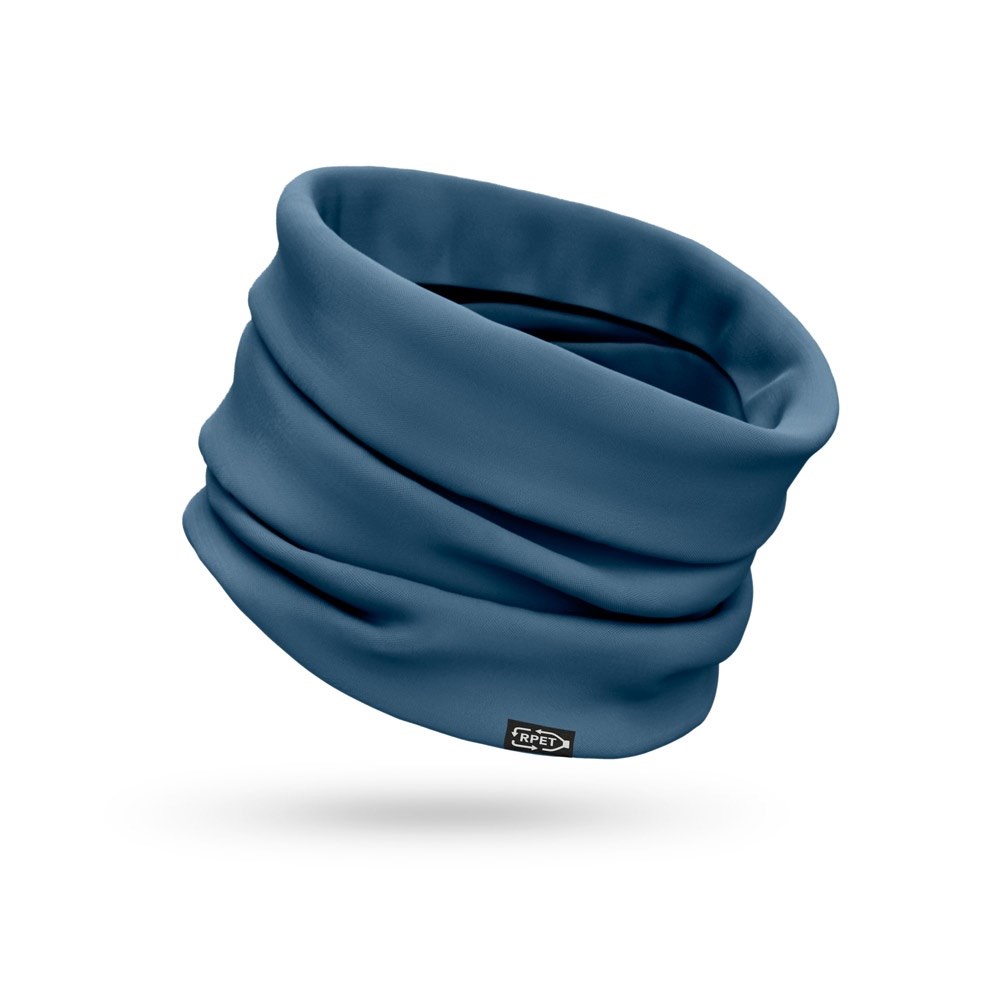 KOLKATA. Multifunktionstuch aus recyceltem Polyester (100% rPET) (120 g/m²) - blau