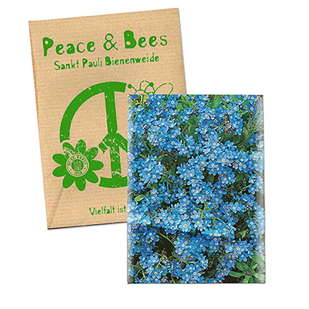Samentütchen Klein - Recyclingpapier - Vergissmeinnicht - individuell