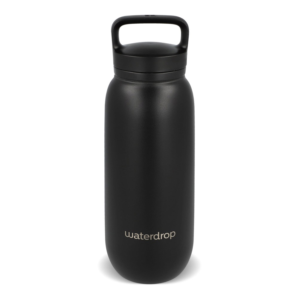 Waterdrop Allround-Thermoflasche mit Trinkaufsatz 600 ml - schwarz