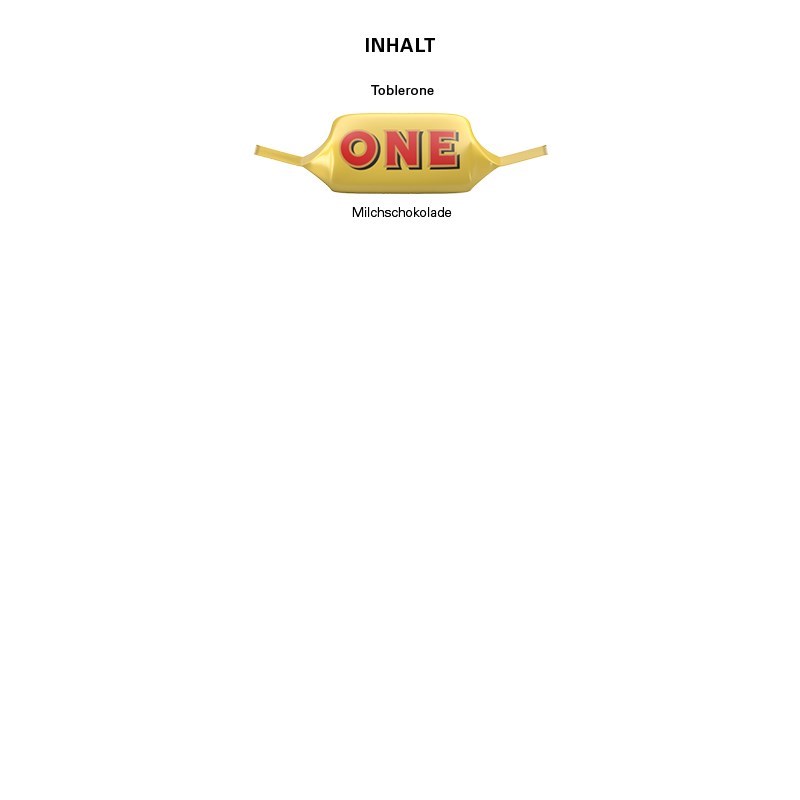 Werbedreieck Long, Toblerone Tiny 2er
