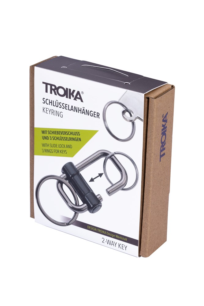TROIKA Schlüsselanhänger 2-WAY KEY TROIKA Schlüsselanhänger 2-WAY KEY