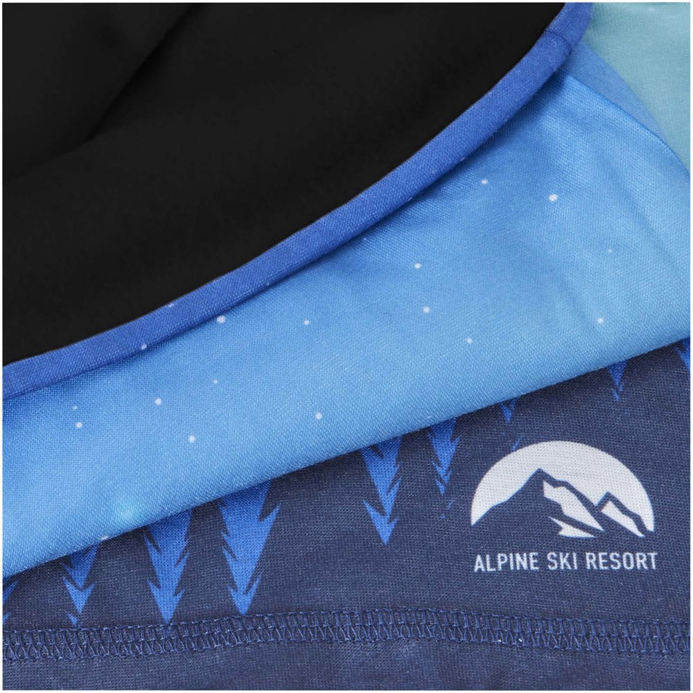 Lara Sublimation-Multi-Schal mit Fleece-Schicht und Säumen