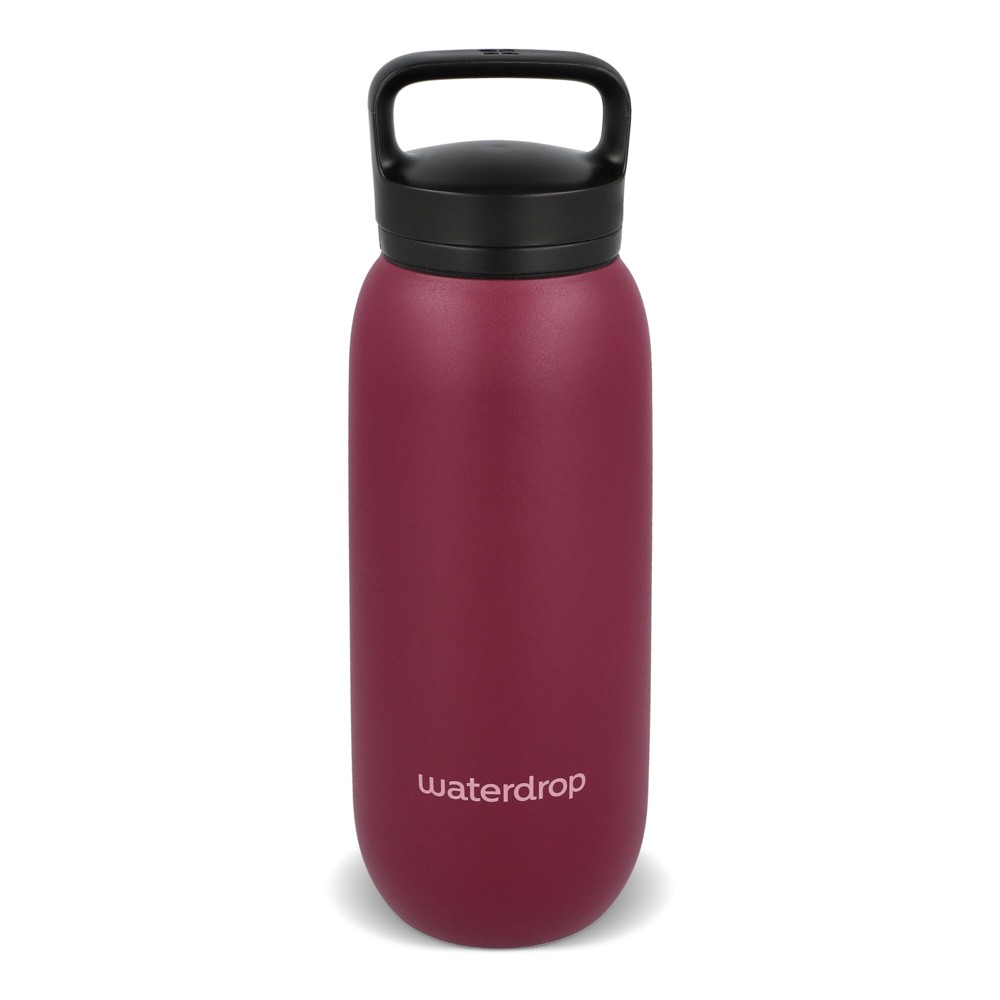 Waterdrop Allround-Thermoflasche mit Trinkaufsatz 600 ml - Weinrot