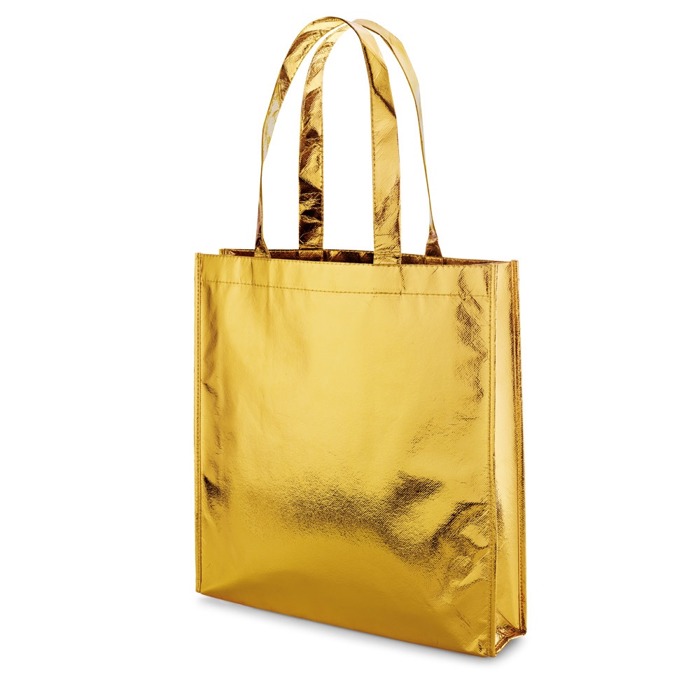 SAWGRASS. Tragetasche aus laminiertem Non-Woven (90 g/m²) - gold