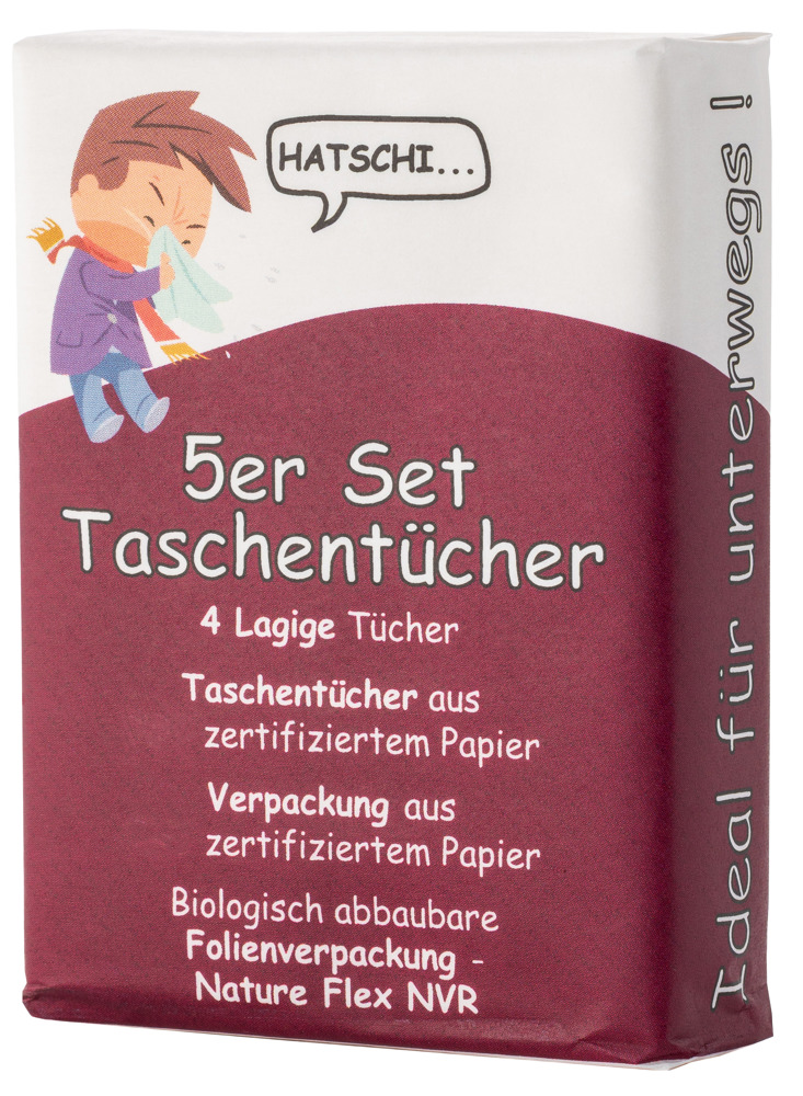 5er Set Taschentücher