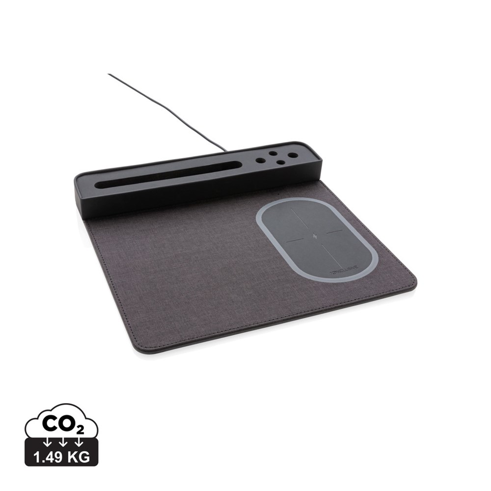 Air Mousepad mit 5W Wireless Charger und USB Air Mousepad mit 5W Wireless Charger und USB