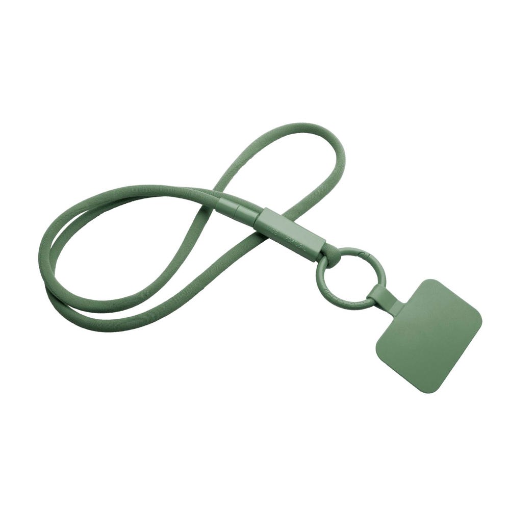 Tubyard Lanyard mit Telefonhalterung und Band aus recyceltem Kunststoff - olive