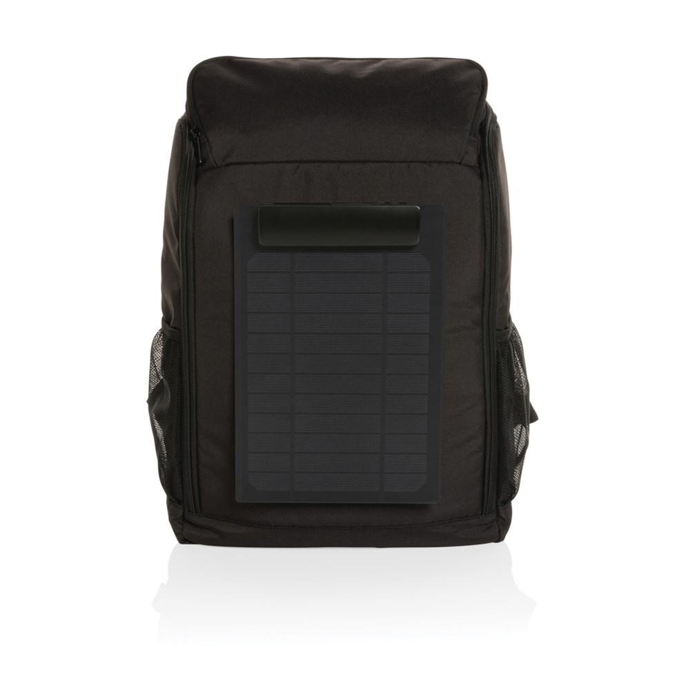 Pedro AWARE™ RPET Deluxe Rucksack mit 5W Solar Panel Pedro AWARE™ RPET Deluxe Rucksack mit 5W Solar Panel