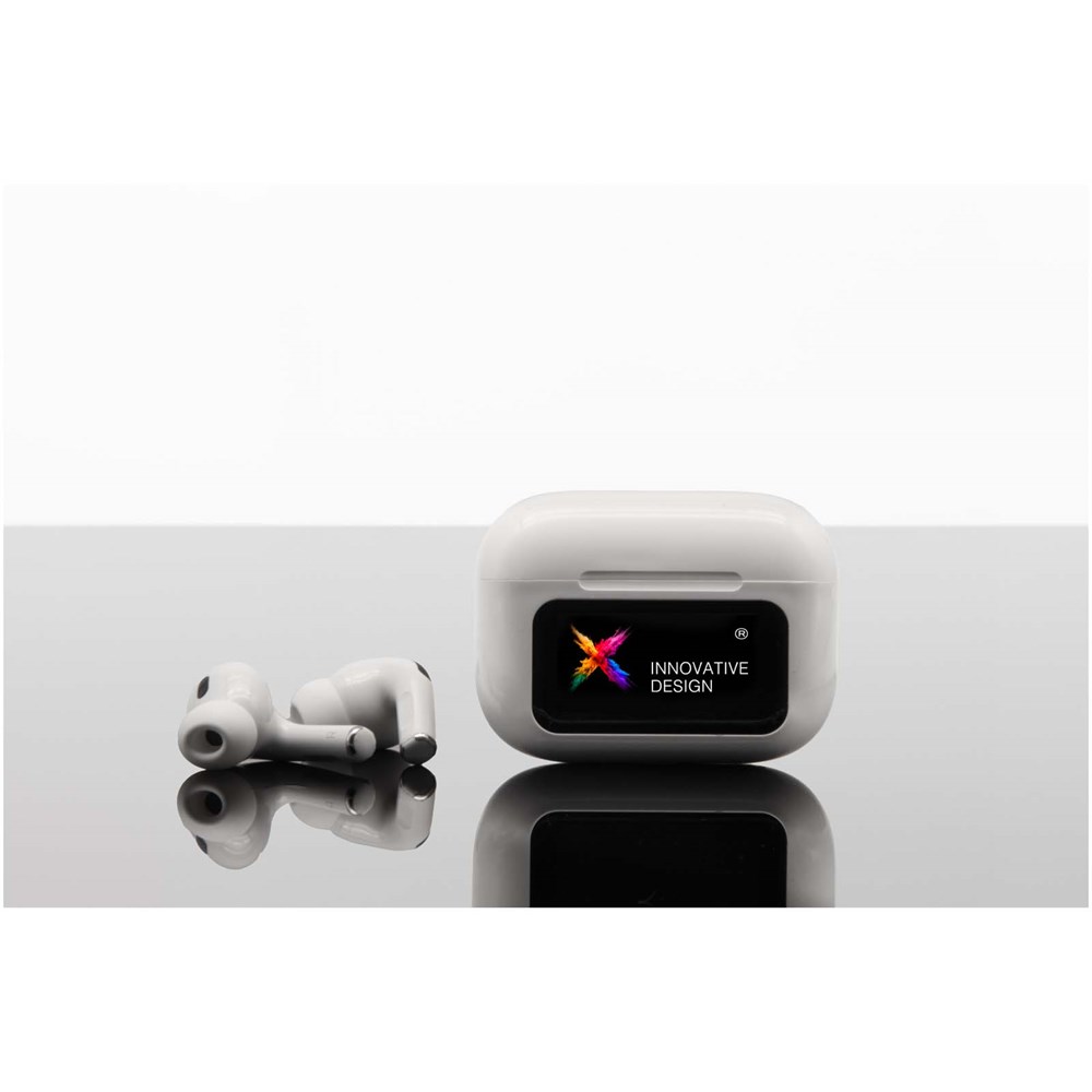 SCX.design E26 ANC-Ohrhörer mit interaktivem Touchscreen-Ladegehäuse