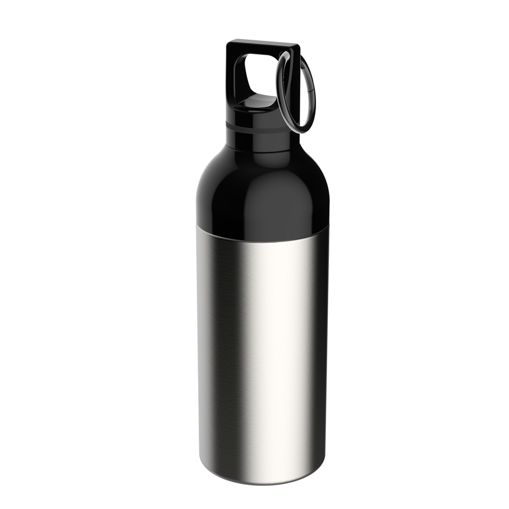 Trinkflasche RETUMBLER-DUIX STEEL - schwarz, silber