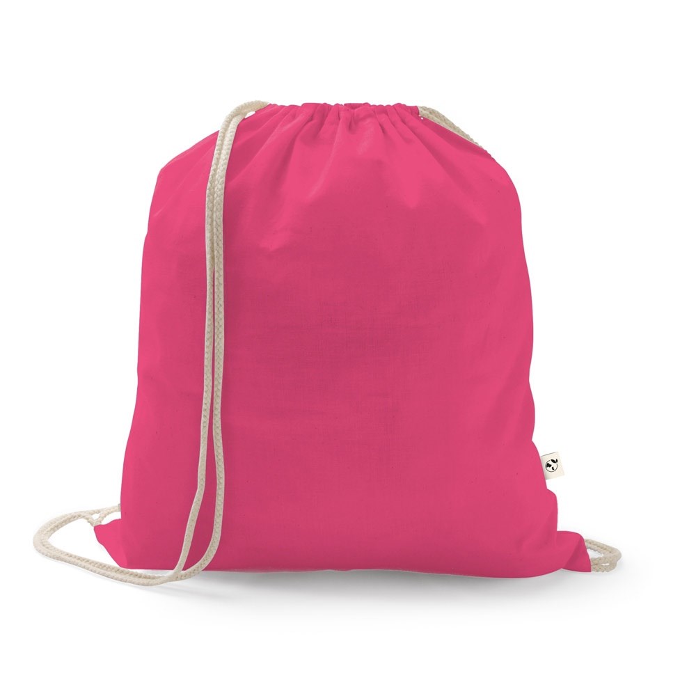 ISTANBUL. Rucksack aus recycelter Baumwolle (70%), Polyester (30% rPET) (150 g/m²) - Rosa