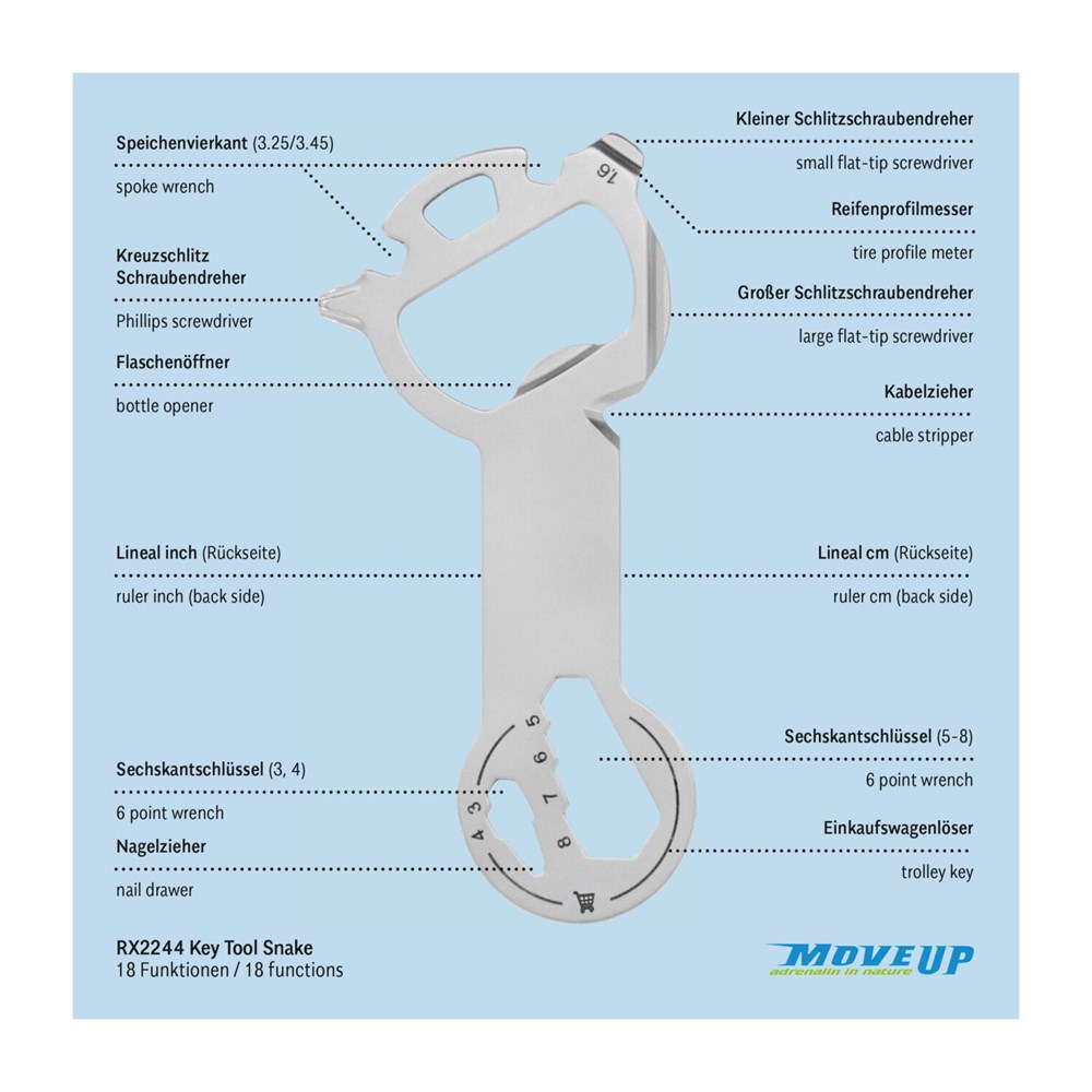 Geschenkartikel: ROMINOX® Key Tool Snake (18 Funktionen) im Motiv-Mäppchen Frohe Weihnachten Geschenkartikel: ROMINOX® Key Tool Snake (18 Funktionen) im Motiv-Mäppchen Frohe Weihnachten