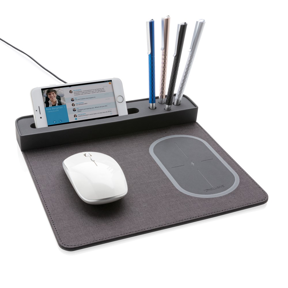 Air Mousepad mit 5W Wireless Charger und USB Air Mousepad mit 5W Wireless Charger und USB