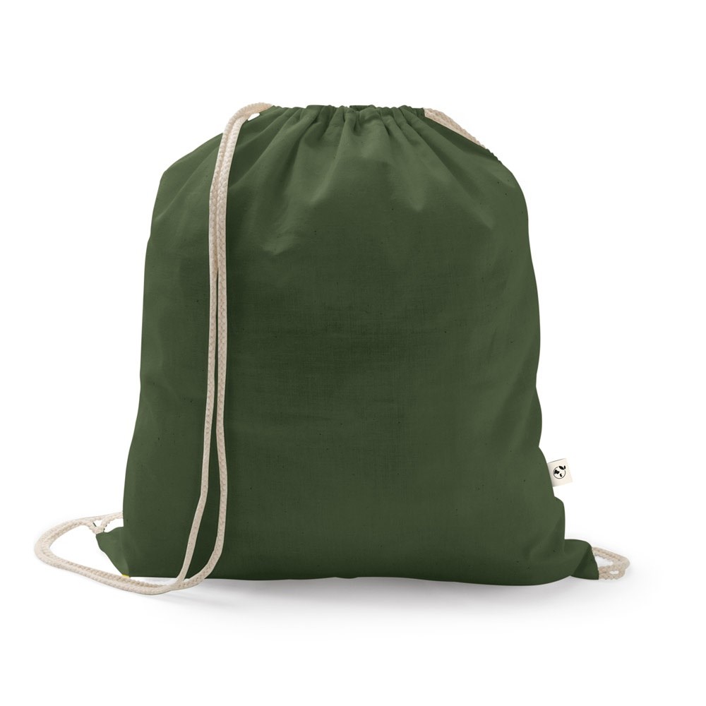 ISTANBUL. Rucksack aus recycelter Baumwolle (70%), Polyester (30% rPET) (150 g/m²) - Khaki